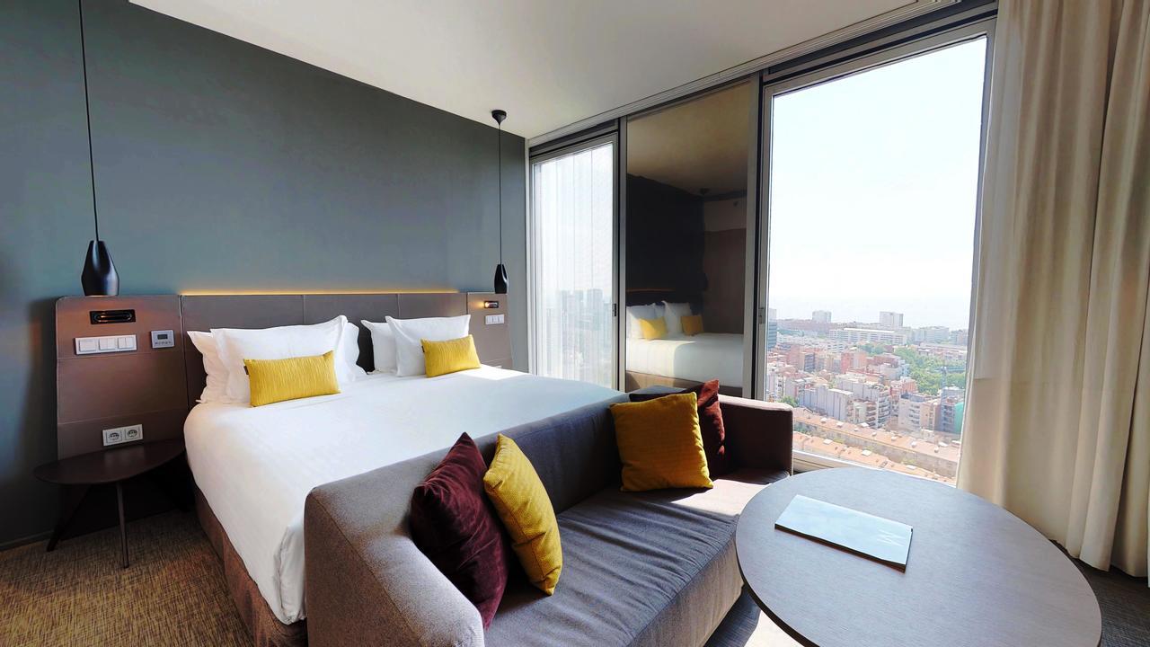 Hotel The Level At Melia Barcelona Sky Exterior foto